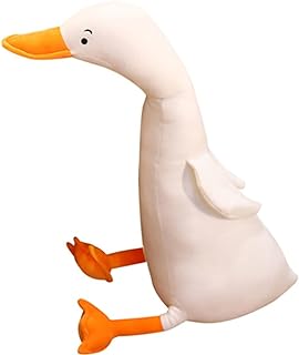 White Swan Stuffed Animal, Funny Duck Plush Doll, Soft Pillow Cushion Cute Goose Plush Toy Stuffed Animals Toy Gifts for Kids (65 cm/25.6 inch