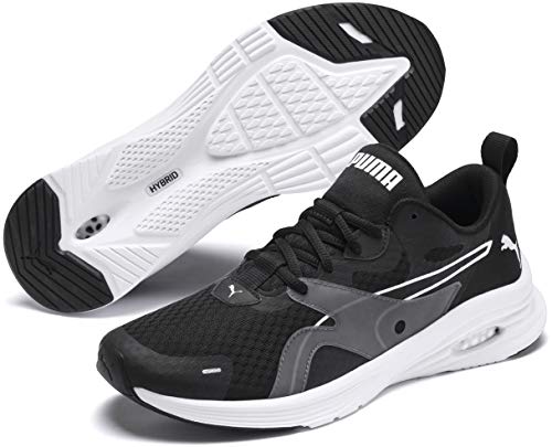 PUMA Puma Men's Hybrid Fuego Sneaker, Black White, 11 M US