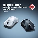 Razer DeathAdder V4 Pro Wireless Gaming Mouse: 57g Lightweight - HyperSpeed Wireless Gen-2 - Optical Scroll Wheel - Optical Switches Gen-4 - Focus Pro 45K Sensor Gen-2 - Up to 150 Hr Battery - White - Image 2