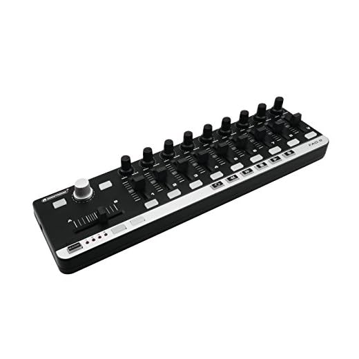 Omnitronic 057 409 MIDI 9 Negro Controlador ADF