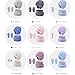 WTWU Winter Hat Gloves Scarf Set Girls Fashion Caps with Earflaps Neck Warmer Gaiter Mittens Warm Accessories