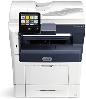 Xerox VersaLink B405dn A4 Black and White (Mono) Multifunction Laser Printer with Duplex 2-Sided Printing, White/Blue
