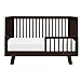 Babyletto Hudson 3-in-1 Convertible Crib with Toddler Bed Conversion Kit in Espresso, Greenguard Gold Certified