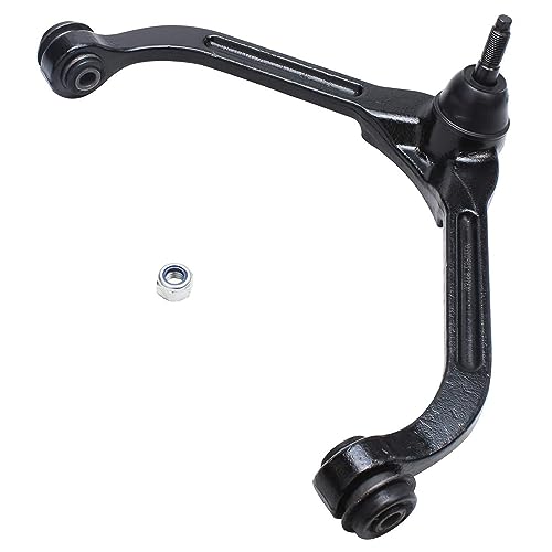 Image of Detroit Axle - 6pc Front End Control Arms Kit for 02-07 Jeep Liberty, 2 Outer Tie Rod Ends 2 Upper Control Arms w /Ball Joint 2 Sway Bar Links 2002 2003 2004 2005 2006 2007 Replacement