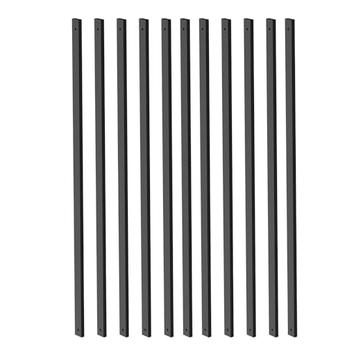 HZIU 50 Pack Deck Balusters 36 Inch Rectangle Staircase Baluster,