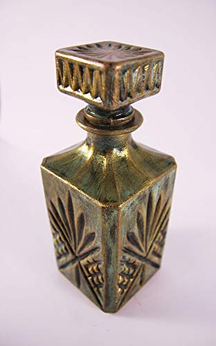 Handcrafted Floral Liqueur Carafe - Mediterranean Decoupage Bottle for Stylish Home Decor - Image 5