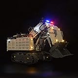 💡 Beleuchtungsset : Dieses Set wurde speziell für Technic Liebherr Bagger R 980 42100 entwickelt. Mit diesem Licht-Kit können Sie Ihr Gebäudemodell beleuchten und es wunderschön aussehen lassen. Bitte beachten Sie NUR LED-Lichtset. Lego Set ist nicht enthalten.