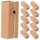 Mipcase 12 piezas Caja de Embalaje para Cosméticos Caja de Papel Kraft Pequeña para Lápiz Labial Perfume y Aceites Esenciales Almacenamiento Compacto para Maquillaje Mujer y Regalo Día