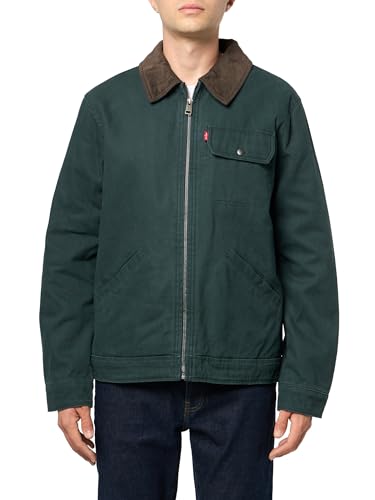 Image of Levi's Men's Workwear Cotton Canvas Corduroy Collar Depot Jacket