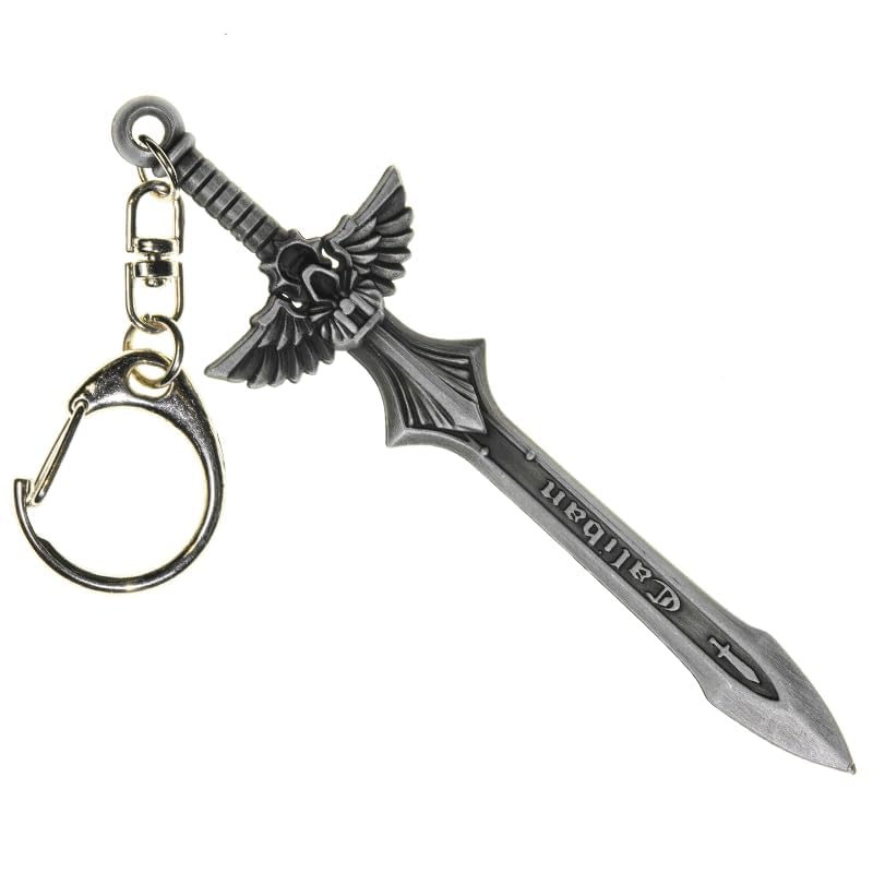 Image of Starforged Warhammer 40000 Thunderhammer & Thunderhead KeyChain Space Marines Astartes WH40 Jewelry