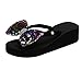 Eaylis Pantoffeln für Damen,Strandschuhe Slippers Schlappen Badelatschen Ultraleicht Bequeme Sandalen Offener Zeh Keilabsatz Plateau Pantoffeln Freizeit Wedge Sandalen Sommerschuhe für Frauen Mädchen