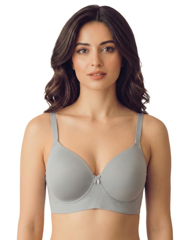tweens Polyamide Padded Everyday Bonded Bra (Level-1 Padding) | Full Coverage | Lightly Padded | Soft Polyamide | Wire-Free | No Elastic at Bottom Band and Side Wings | Pack of 1|-picture-19