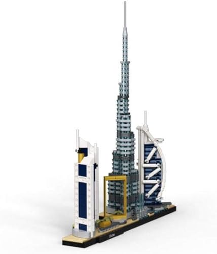 Miniatura 4 de LEGO Architecture Skylines: Dubai 21052 - Kit de construcción de arquitectura coleccionable para adultos (740 piezas)