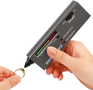 Diamond Tester,High Accuracy Jewelry Diamond Tester,Jewelry Gem Tester Pen,Portable Electronic Diamond Checker Tool,Professional Diamond Selector for Novice and Expert(Battery Included)…