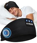 LC-dolida Cuffie Bluetooth con Archetto per Dormire e Sport, Fascia per Cuffie Sportive Maschera del Sonno, Fascia Musicale per Sportivo, Jogging, Yoga, Viaggio, Argento
