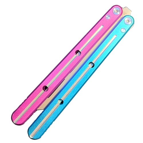 KEEDAS Integrated Forging Bushing System, Aluminum Integral Channel Handle, Excellent Grip, Pretty Solid, Best Balance and Inertia, Great for Beginners (Blue-Pink)