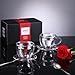 glastal Espresso Cup 5oz Double Walled Glass Coffee Mugs Tea Cups with Handle Saucer Set of 2 Heart Shaped Milk Juice Cups Drinking Glasses Birthday Wedding Valentines Gifts for Couples Parents Wife