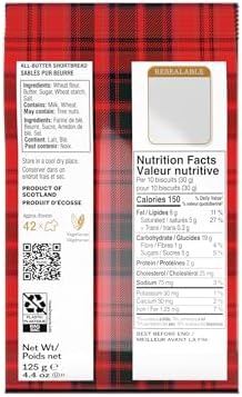 Walker's Shortbread Mini Scottie Dogs, All Butter Crunchy Mini Cookies - 125g Bag