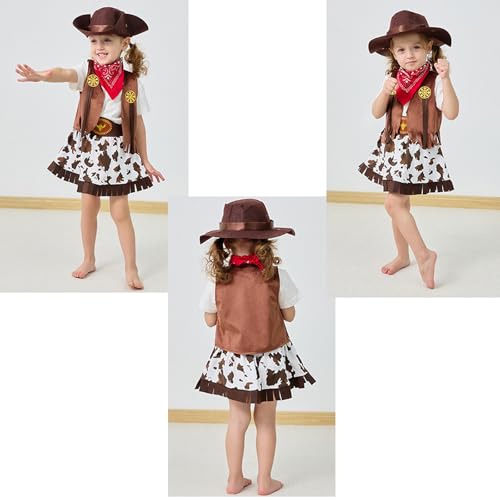 Disfraz cowboy para niños de 8 a 9 años miniatura 3