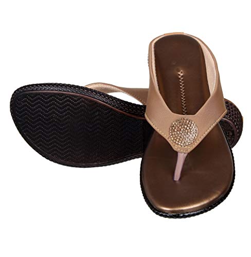 Image of XE Looks Synthetic Leather Comfortable Flats for Women (Black /Beige /Brown /Cherry)