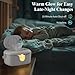 IGERI Portable Wipe Warmer and Wet Diaper Wipes Dispenser Cordless Battery Operated Travel Wetwipe Warmers Rechargeable with Nightlight Temperature Control