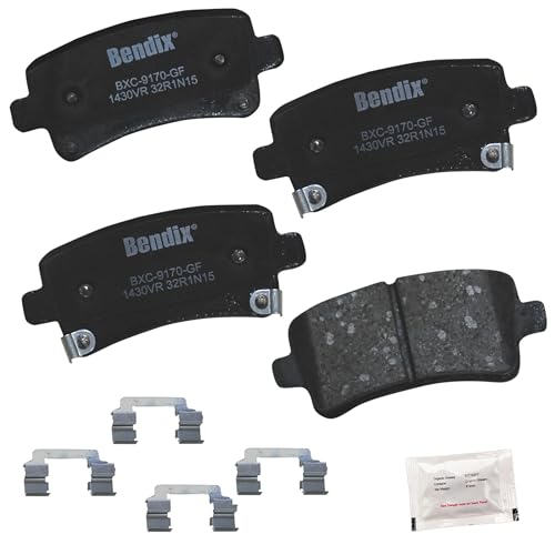 Image of Bendix Priority1 CFC1430VR Ceramic Rear Brake Pads for Select Models Buick Allure, LaCrosse, Regal, Cadillac XTS, Chevrolet Impala, Malibu, Malibu Limited, Saab 9-5