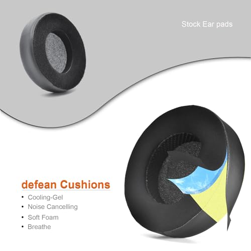 defean Almohadillas Cooling-Gel para auriculares HIFIMAN SUNDARA, HE(560/500/6/5/3) miniatura 5