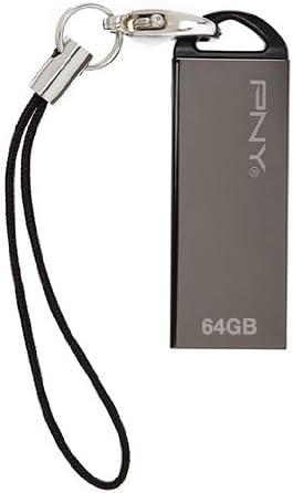 PNY Metal 64GB USB Drive (P-FDU64G/APPMT-GE)