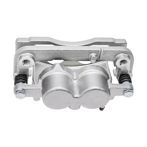 Image of Detroit Axle - Front Left Disc Brake Caliper with Bracket Replacement for 2015 2016 2017 2018 2019 Cadillac XTS