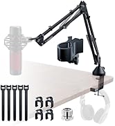 Amazon | CACENCAN M06 マイク アーム スタンド マイク ブームアーム