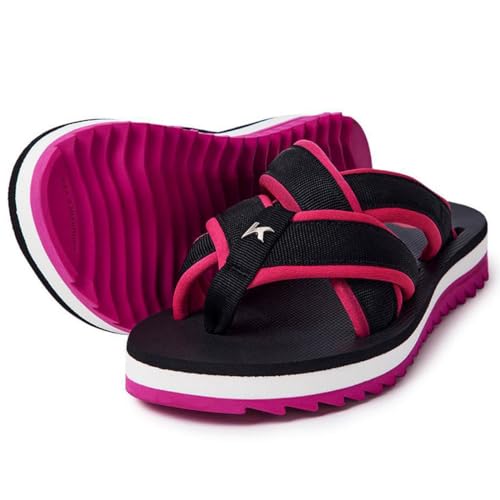 Chinelo Kenner Kyra Spider Pro Feminina - Preto e Pink - 37