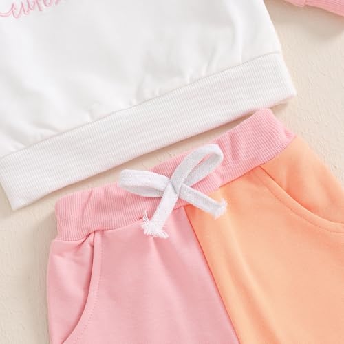 Toddler Baby Girl Halloween Outfit Pumpkin Crewneck Sweatshirt Long Sleeve Shirt Pants Newborn Fall Clothes4