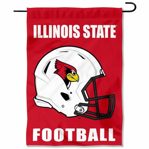 Illinois State Redbirds Football Helmet Garden Yard Flag
