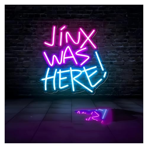 Insegna al Neon LED Insegne Luminose Al Neon Jinx Was Here, Alimentate Tramite USB, Luminosità Regolabile, Adatte Per Feste Di Compleanno, Decorazioni Per La Casa 40cmx40cm(UN) Insegna al Neon LED Insegne Luminose Al Neon Jinx Was Here, Alimentate Tramite USB, Luminosità Regolabile, Adatte Per Feste Di Compleanno, Decorazioni Per La Casa 40cmx40cm(UN)