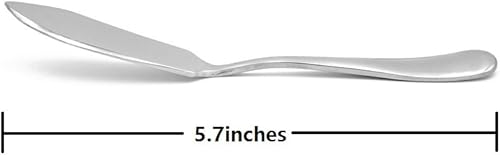 Miniatura 2 de Cuchillo de mantequilla de acero inoxidable, juego de 2, esparcidor de mantequilla, para untar, queso y condimentos