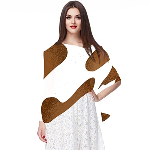Foulard en mousseline de soie tigre multicolore haut de gamme pour femme