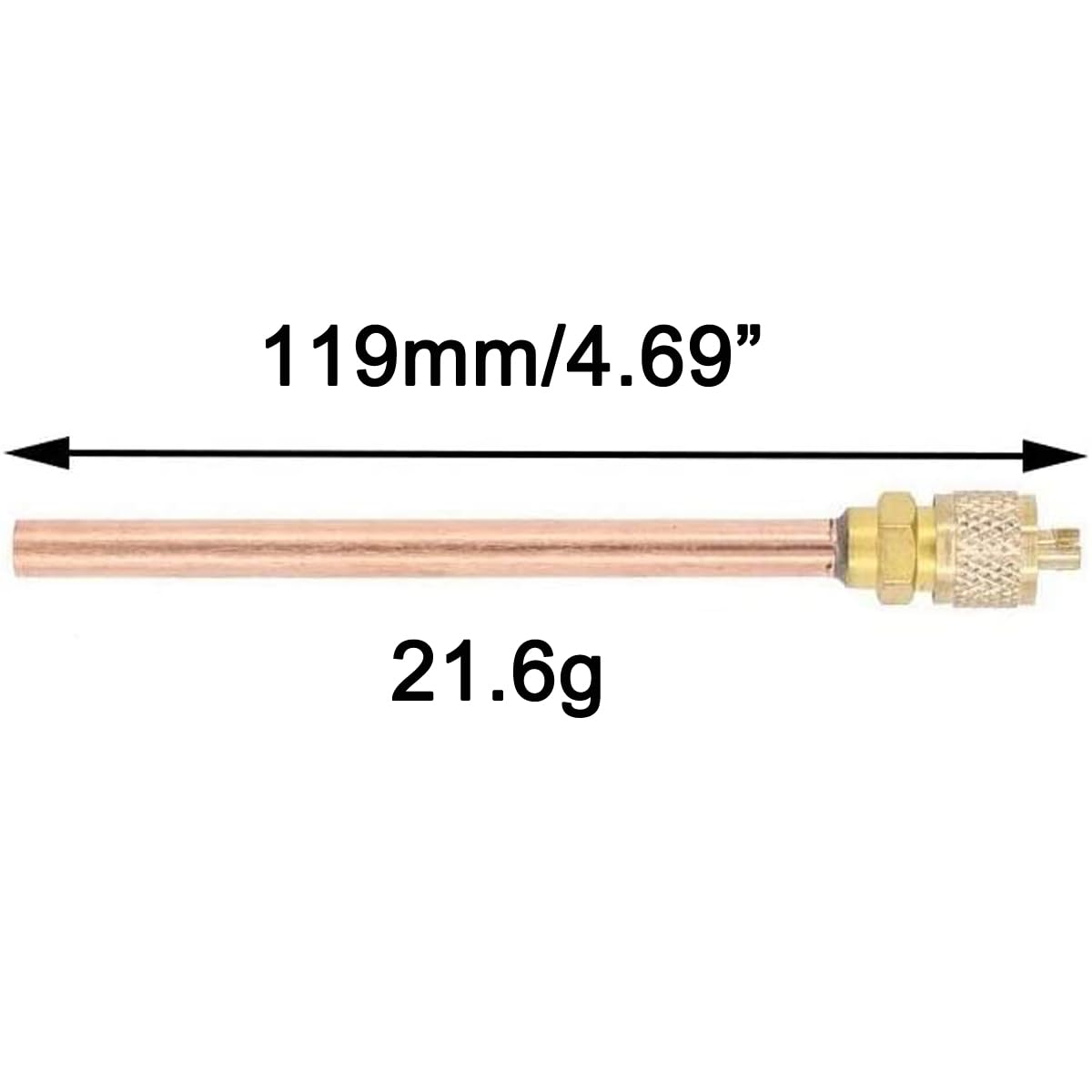 TEE 1/4 SAE X 1/4 SAE X 1/8 FC Refrigeração