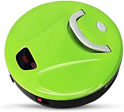Vacuum Cleaner Robot, FINE DRAGON Automatic Robotic Vacuum Cleaner High Suction Cleaning for Hard Floor and Thin Carpets (Green) (Green)