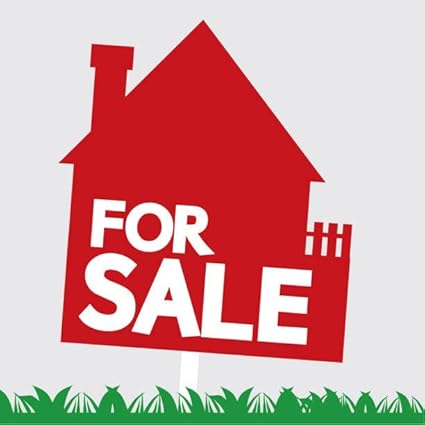 Real Estate for Sale Sign, PVC Waterproof Sticker