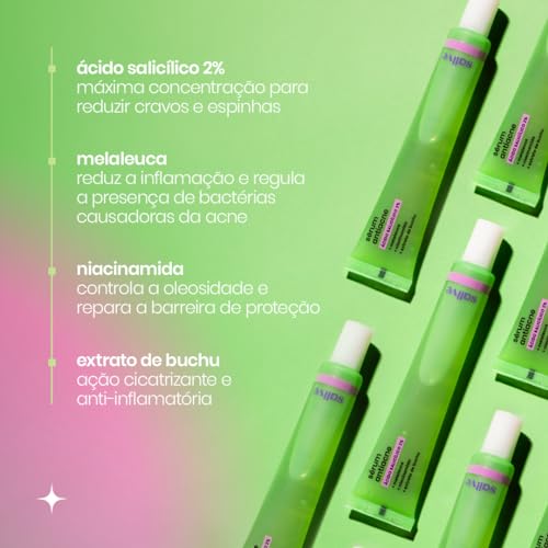 Sallve Sérum Antiacne 35G - Ácido Salicílico 2%
