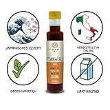 Umami Japanische Tonkatsu Sauce 250ml - Mit Bio-Obst & Gemüse - Für Katsu-Schnitzel, Katsu Sando & Frittiertes - Ohne Zusatzstoffe - Authentischer Geschmack