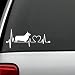 Bluegrass Decals K1037 Pembroke Welsh Corgi Heartbeat Lifeline Monitor Decal Sticker