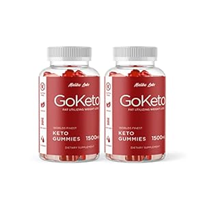 Go Keto Apple Cider Vinegar Gummies, New Strong Time Released Formula, 1500mg Once a day, Ketogenic Support Supplement, GoKeto Ketosis Ketos Shark Gummy (2 Pack) Two Bottles, 60 Day Supply Tank