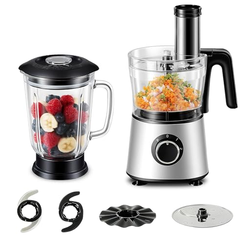 Sweetcrispy Food Processor Blender Combo...