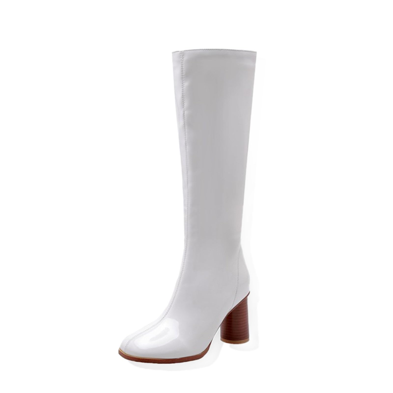 Bottes hautes genoux galbantes fin des mollets comprimés en marchant