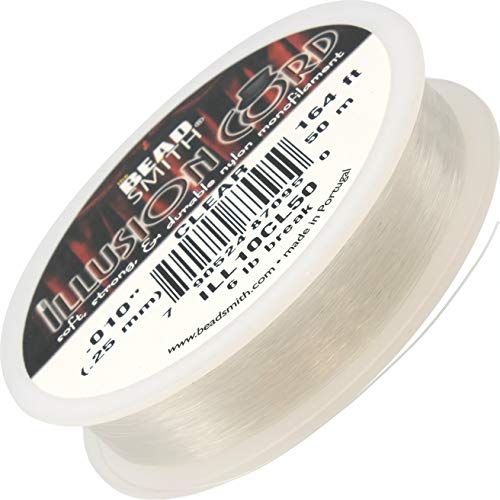 Beadsmith Illusion Monofilament Bead Cord .010 In 6 lb 164ft