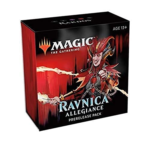 Magic The Gathering: Ravnica Allegiance Prerelease Pack Rakdos (Pre-Pelease Promo + 6 Boosters + d20 Spindown Counter) Kit