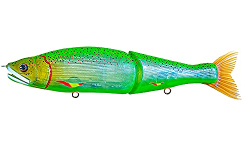 Swimbait 3D 178 mm 57 g leurre articulé coulant à action de nage en lacet