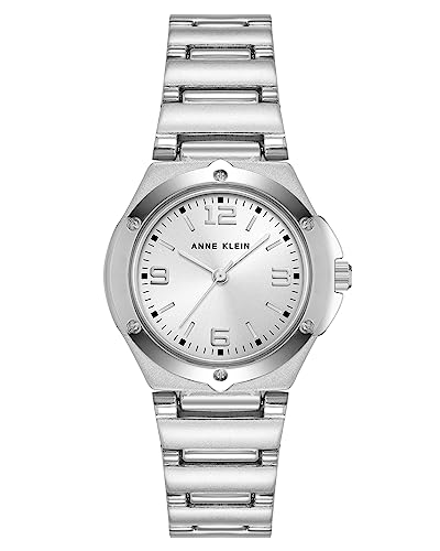 Anne Klein Reloj de Pulsera para Mujer, Platead