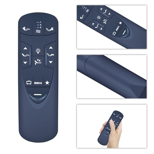 Télécommande de rechange RF502A JLDK.33.01.37 pour sommier réglable Ergo Noir - 6
